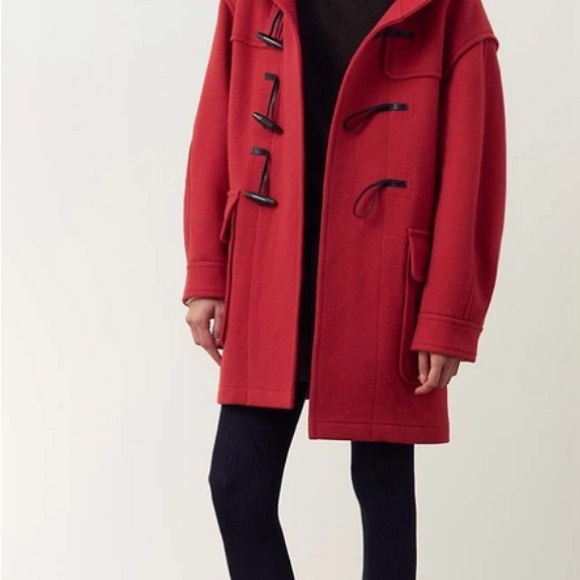And You Duffle Coat in Red, size 0, NWT - Picture 6 of 10